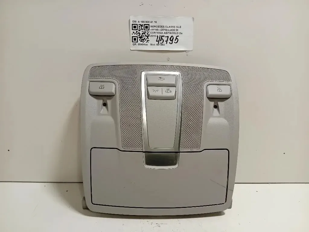 LUCE DI Cortesia Abitacolo A 166 900 41 15 Mercedes Classe GLE W166 2015