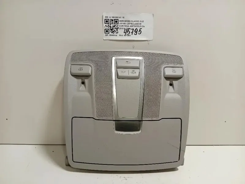 LUCE DI Cortesia Abitacolo A 166 900 41 15 Mercedes Classe GLE W166 2015