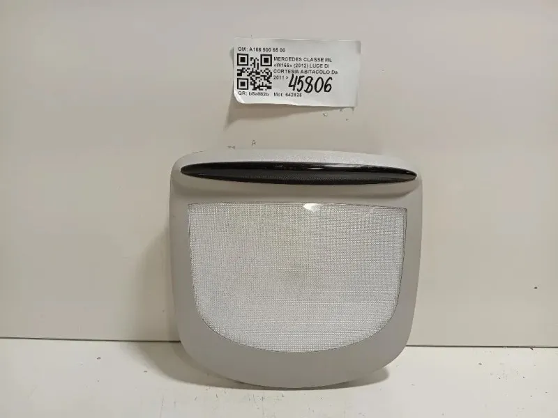 LUCE DI Cortesia Abitacolo A166 900 65 00 Mercedes Classe ML W166 2012