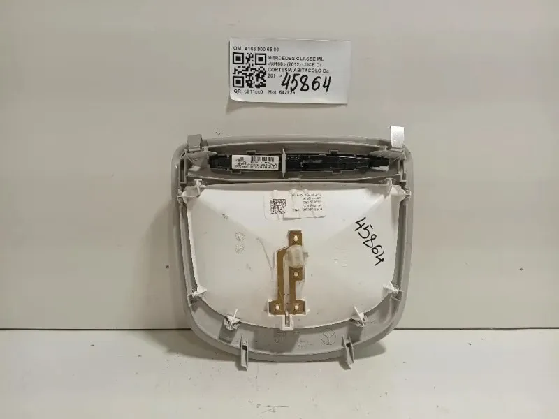 LUCE DI Cortesia Abitacolo A166 900 65 00 Mercedes Classe ML W166 2012