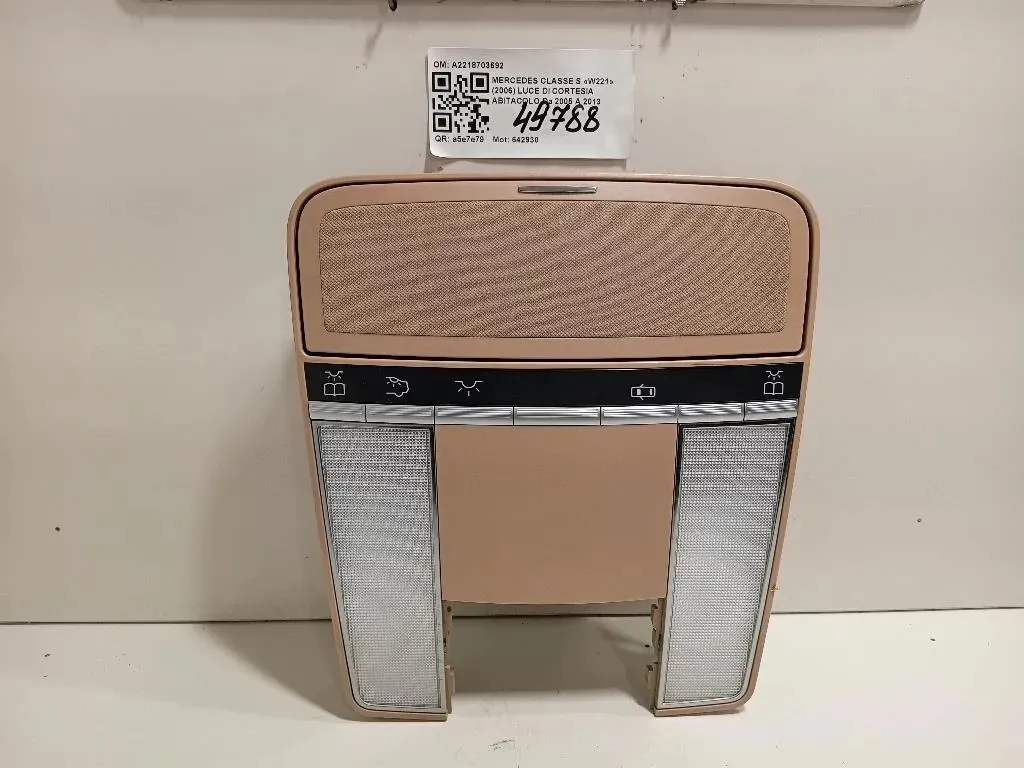 LUCE DI Cortesia Abitacolo A2218703692 Mercedes Classe S W221 2006