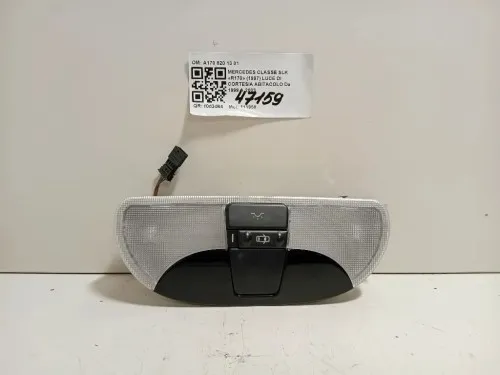 LUCE DI Cortesia Abitacolo A170 820 13 01 Mercedes Classe SLK R170 1997