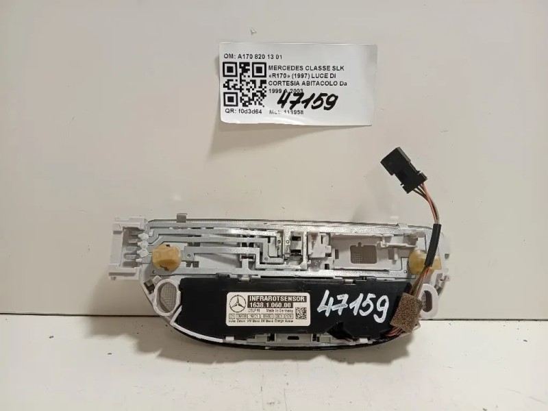 LUCE DI Cortesia Abitacolo A170 820 13 01 Mercedes Classe SLK R170 1997