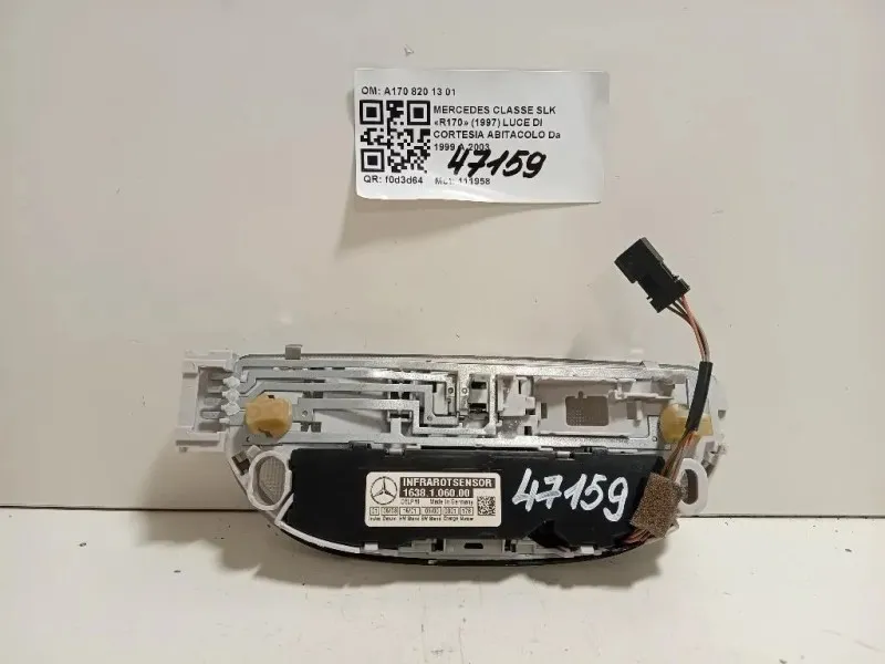 LUCE DI Cortesia Abitacolo A170 820 13 01 Mercedes Classe SLK R170 1997