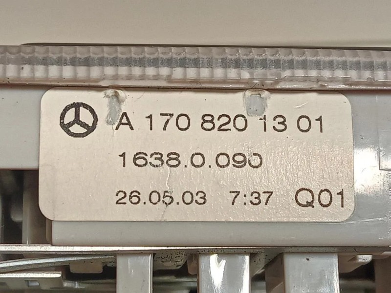 LUCE DI Cortesia Abitacolo A170 820 13 01 Mercedes Classe SLK R170 1997