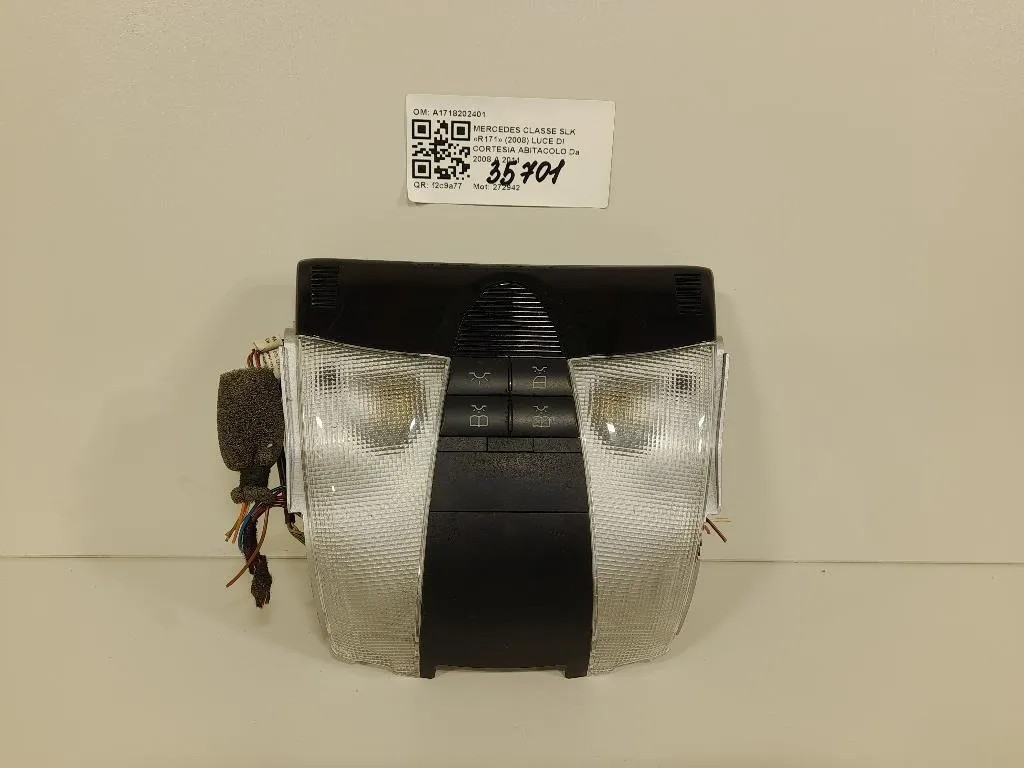 LUCE DI Cortesia Abitacolo A1718202401 Mercedes Classe SLK R171 2008