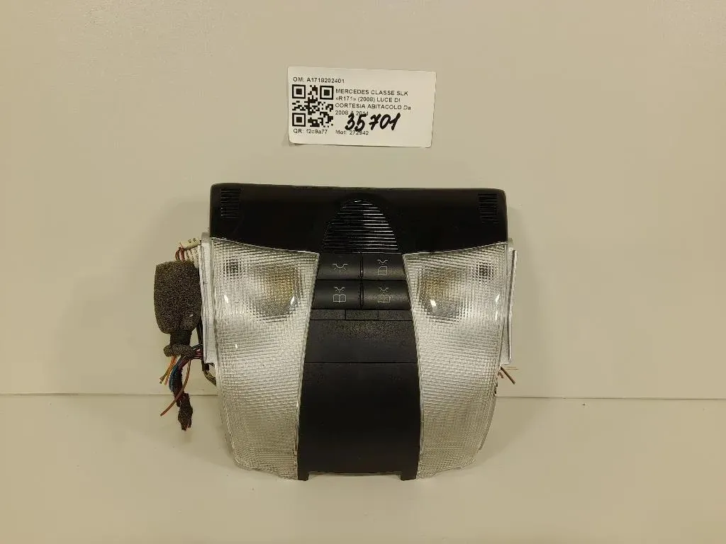 LUCE DI Cortesia Abitacolo A1718202401 Mercedes Classe SLK R171 2008