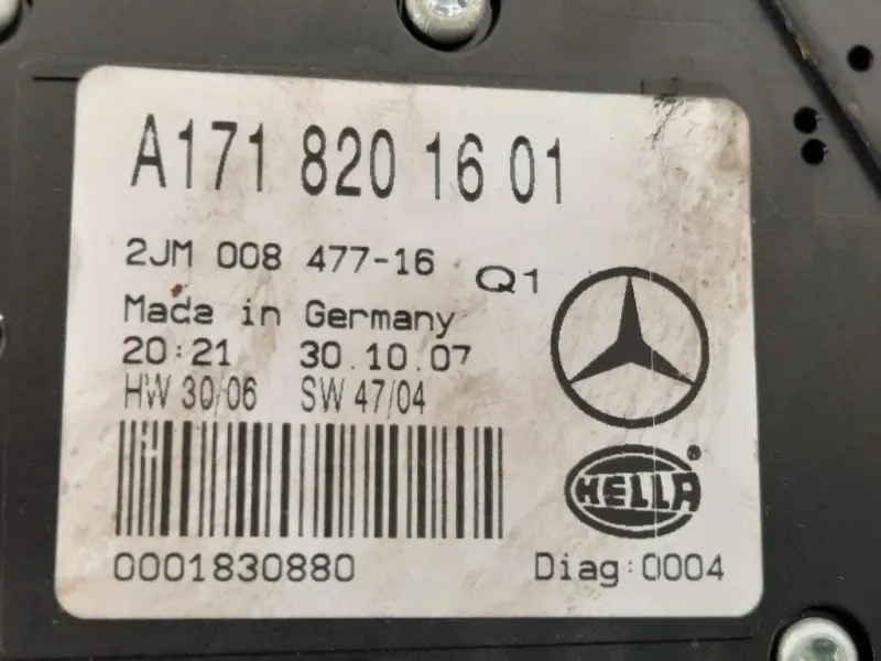 LUCE DI Cortesia Abitacolo A1718202401 Mercedes Classe SLK R171 2008