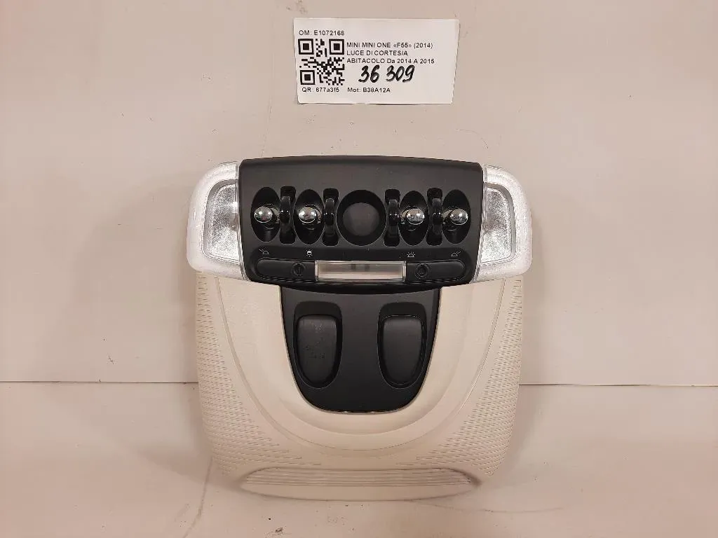 LUCE DI Cortesia Abitacolo E1072166 Mini MINI ONE F55 2014