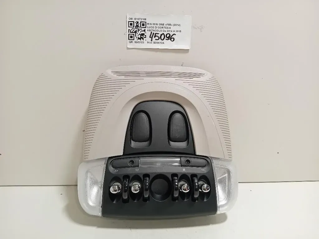 LUCE DI Cortesia Abitacolo E1072166 Mini MINI ONE F55 2014