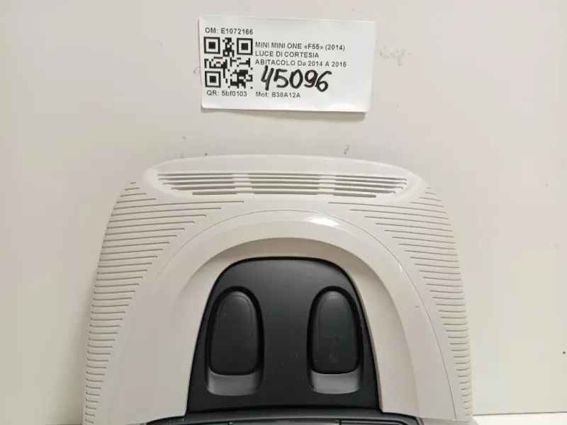 LUCE DI Cortesia Abitacolo E1072166 Mini MINI ONE F55 2014