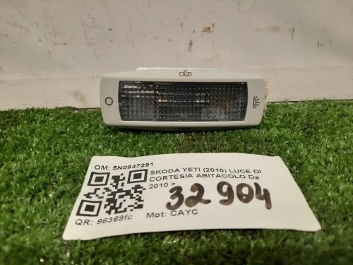 LUCE DI Cortesia Abitacolo 5N0947291 Skoda YETI 2010