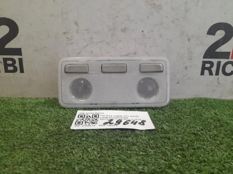 LUCE DI Cortesia Abitacolo 81260-0D070 Toyota Yaris IV 2012