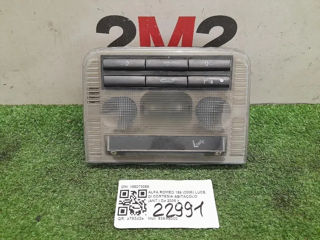 LUCE DI Cortesia Abitacolo ANT 156073059 Alfa Romeo 159 2006