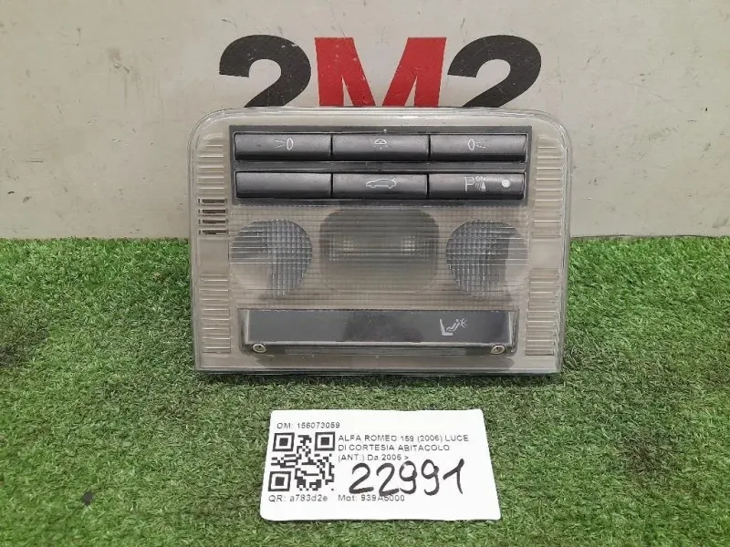 LUCE DI Cortesia Abitacolo ANT 156073059 Alfa Romeo 159 2006