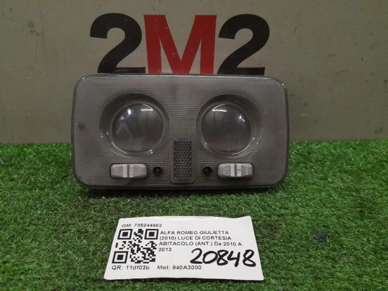 LUCE DI Cortesia Abitacolo ANT 735244963 Alfa Romeo Giulietta 2010
