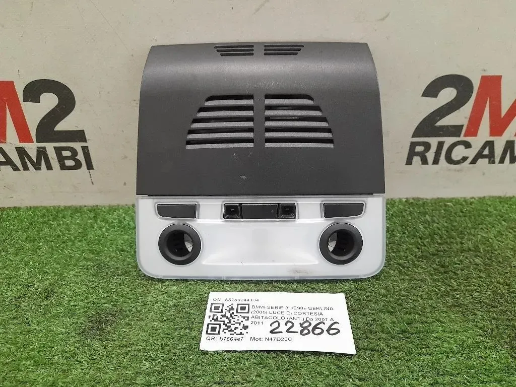 LUCE DI Cortesia Abitacolo ANT 65759244134 Bmw Serie 3 E90 Berlina 2005