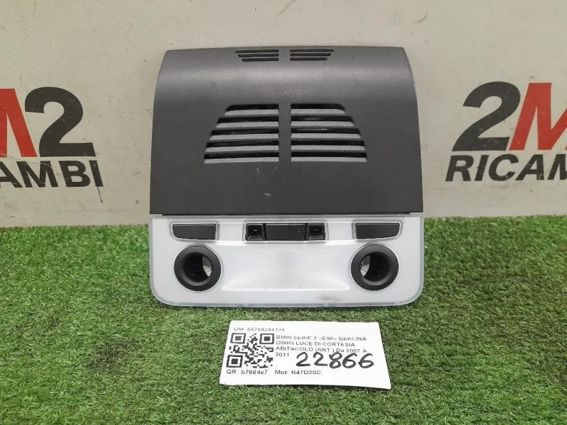 LUCE DI Cortesia Abitacolo ANT 65759244134 Bmw Serie 3 E90 Berlina 2005