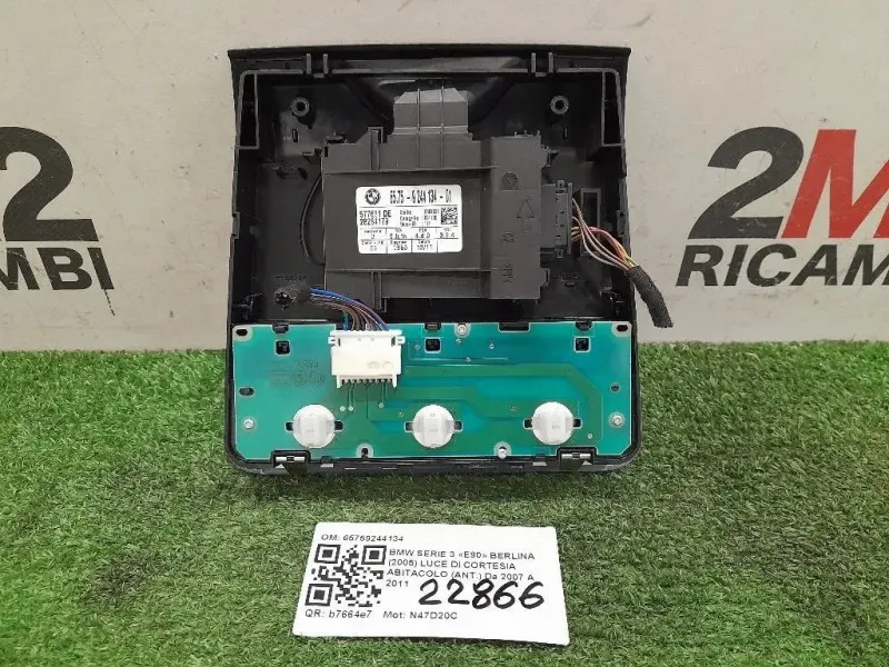 LUCE DI Cortesia Abitacolo ANT 65759244134 Bmw Serie 3 E90 Berlina 2005