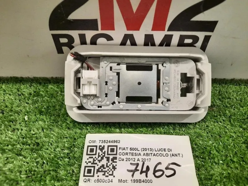 LUCE DI Cortesia Abitacolo ANT 735244962 Fiat 500L 2013