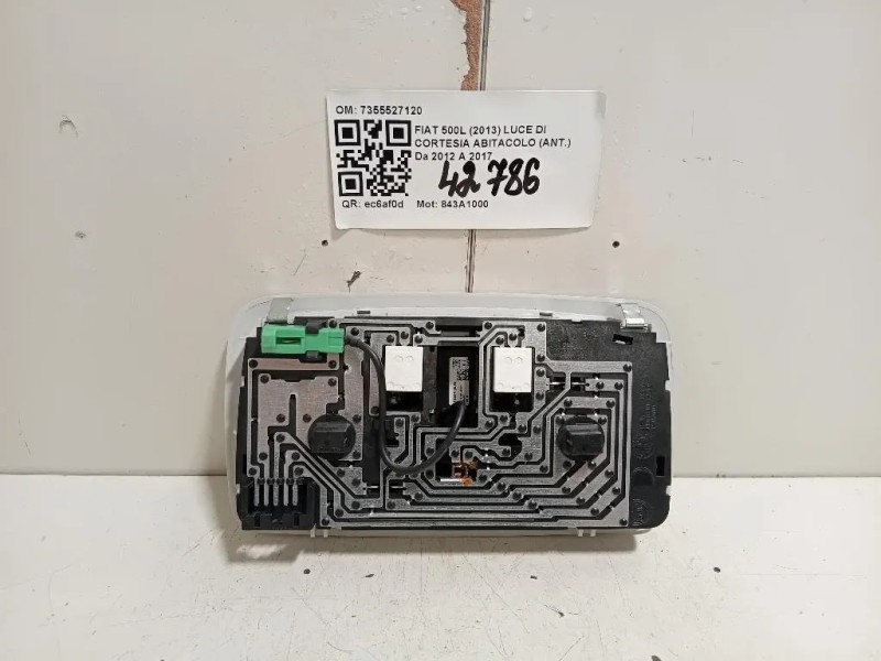 LUCE DI Cortesia Abitacolo ANT 7355527120 Fiat 500L 2013