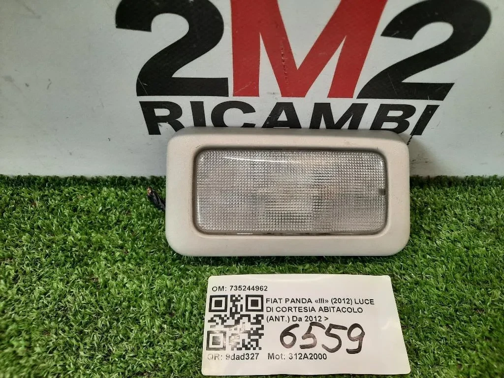 LUCE DI Cortesia Abitacolo ANT 735244962 Fiat Panda III 2012
