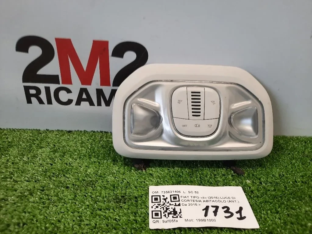 LUCE DI Cortesia Abitacolo ANT 735631406 Fiat TIPO II 2016