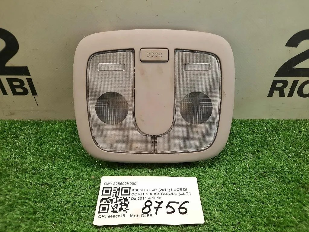 LUCE DI Cortesia Abitacolo ANT 928502K000 Kia SOUL I 2011