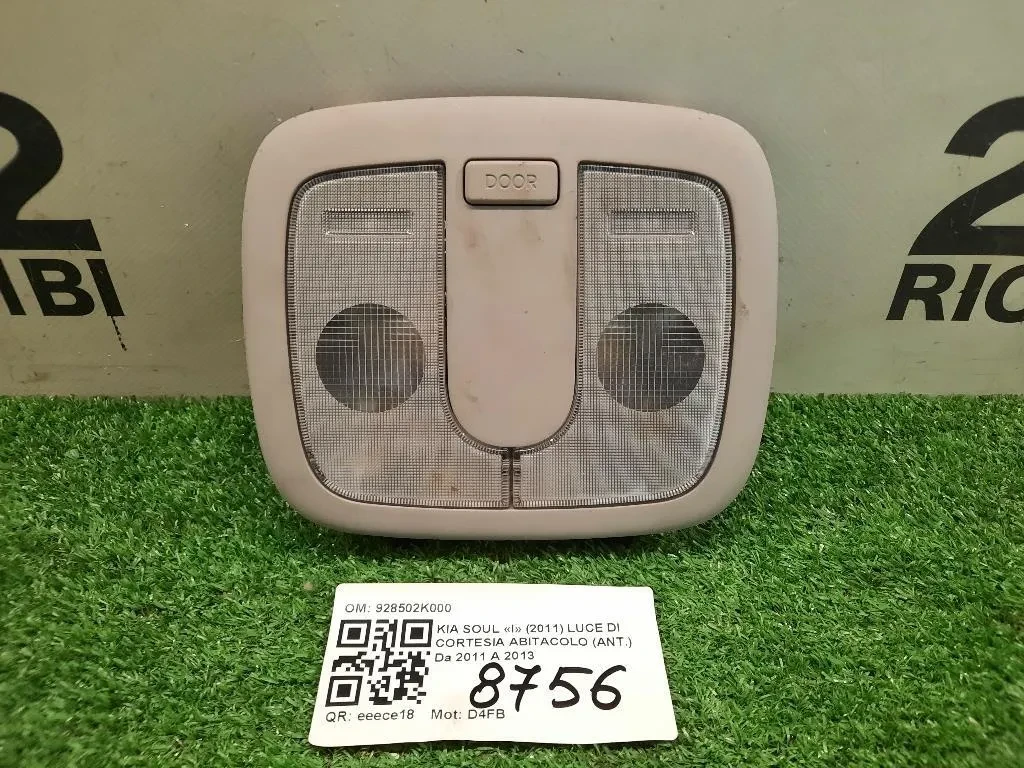 LUCE DI Cortesia Abitacolo ANT 928502K000 Kia SOUL I 2011