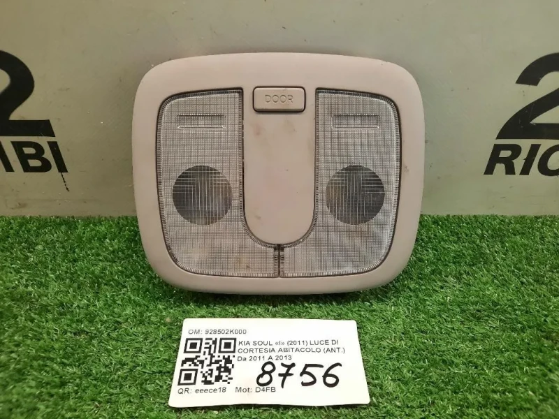 LUCE DI Cortesia Abitacolo ANT 928502K000 Kia SOUL I 2011