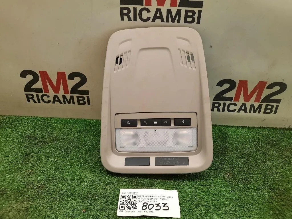 LUCE DI Cortesia Abitacolo ANT 13415545 Opel Astra K 2019