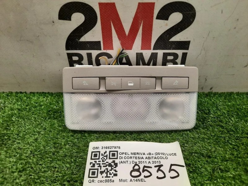 LUCE DI Cortesia Abitacolo ANT 316627975 Opel Meriva B 2010