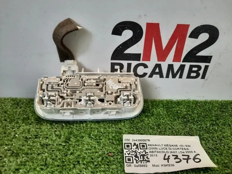 LUCE DI Cortesia Abitacolo ANT 264300007R Renault Mégane III SW 2009