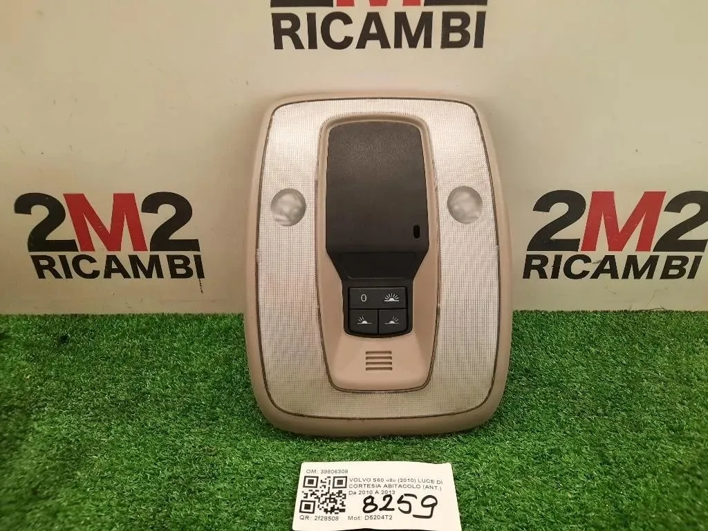 LUCE DI Cortesia Abitacolo ANT 39806308 Volvo S60 II 2010