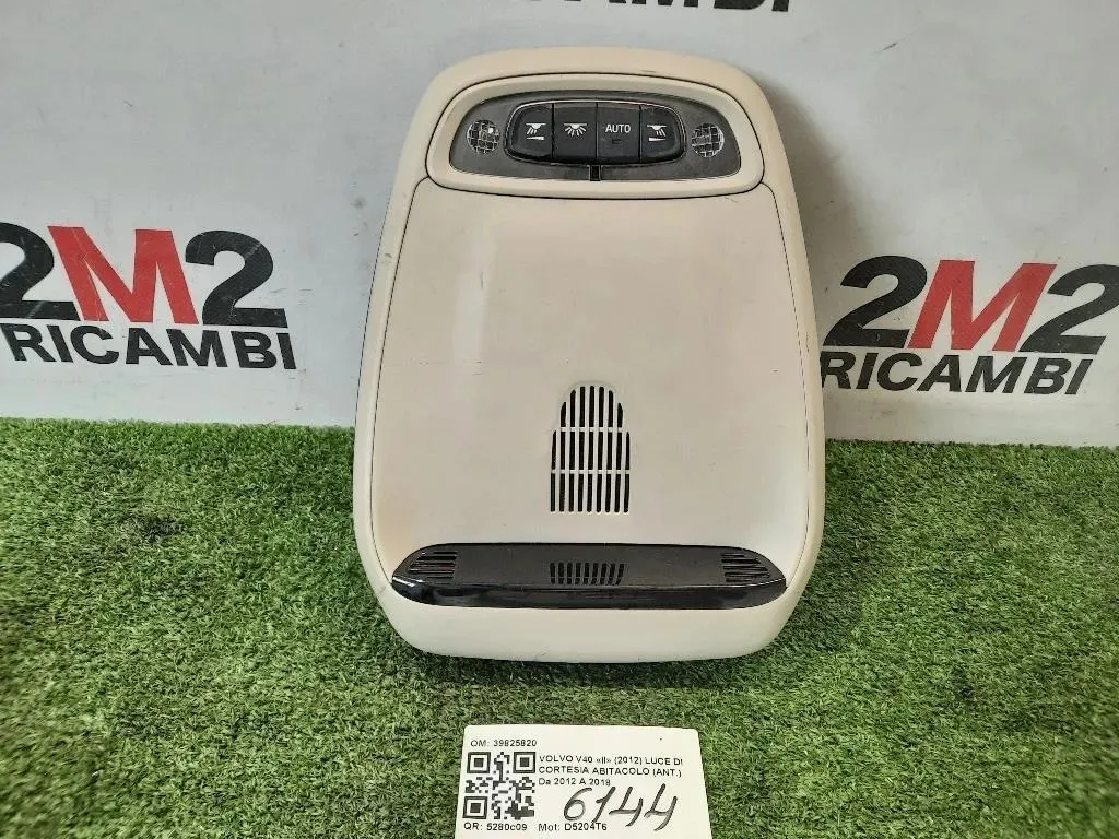 LUCE DI Cortesia Abitacolo ANT 39825820 Volvo V40 II 2012