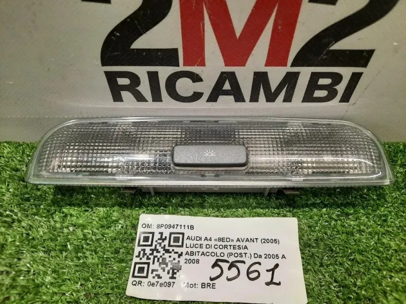 LUCE DI Cortesia Abitacolo POST 8P0947111B Audi A4 8ED Avant 2005