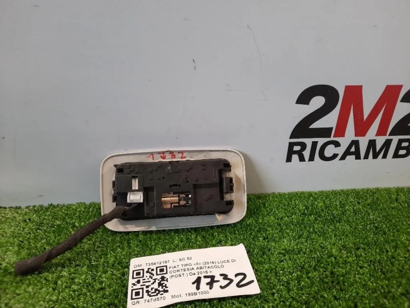 LUCE DI Cortesia Abitacolo POST 735612187 Fiat TIPO II 2016