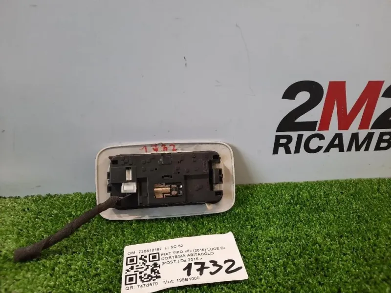 LUCE DI Cortesia Abitacolo POST 735612187 Fiat TIPO II 2016