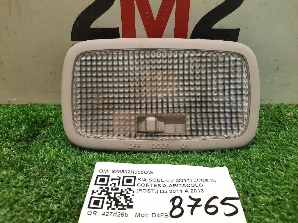 LUCE DI Cortesia Abitacolo POST 928502H000QW Kia SOUL I 2011