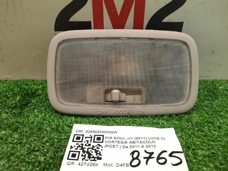 LUCE DI Cortesia Abitacolo POST 928502H000QW Kia SOUL I 2011