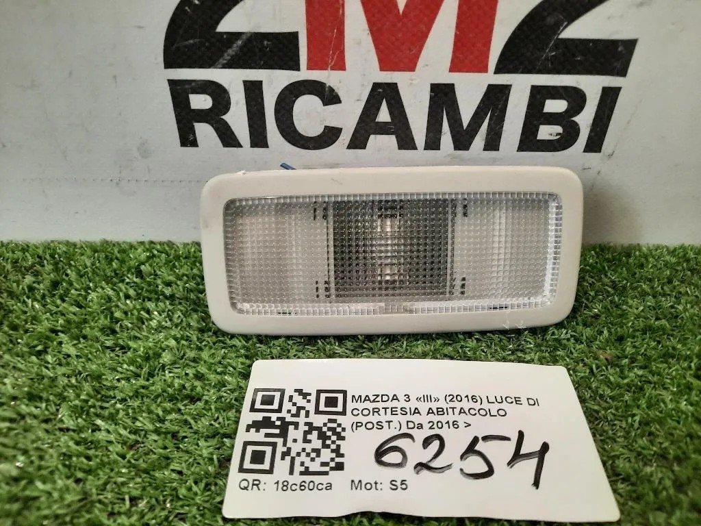 LUCE DI Cortesia Abitacolo POST LUCE CORTESIA Mazda 3 III 2016