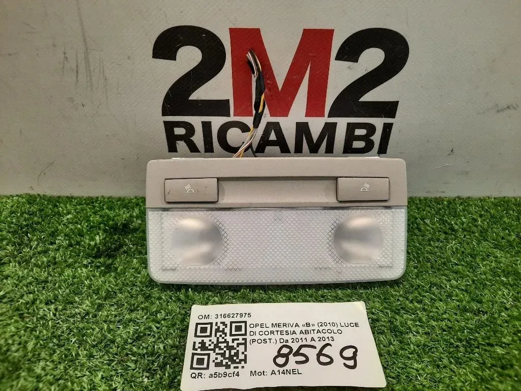 LUCE DI Cortesia Abitacolo POST 316627975 Opel Meriva B 2010