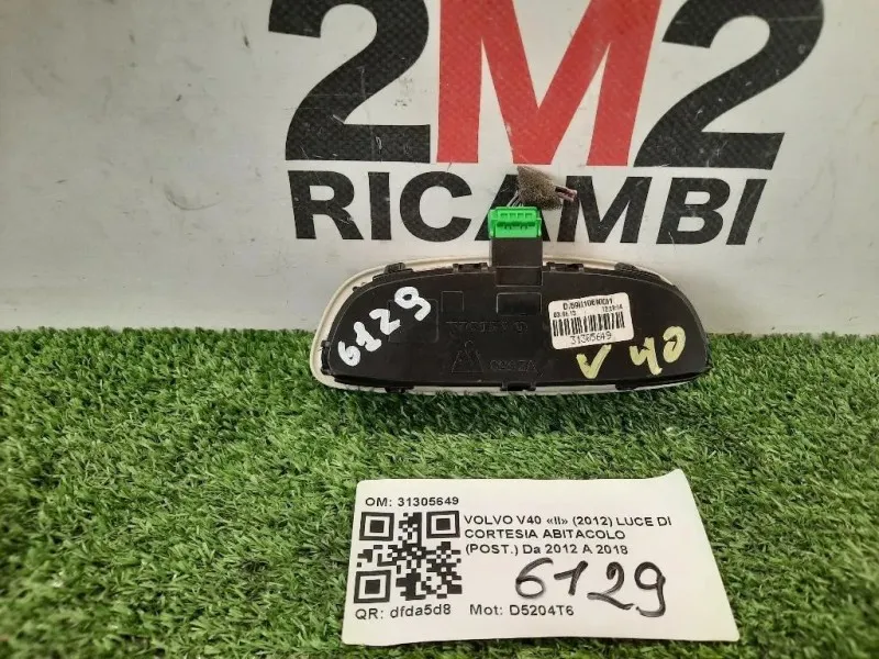 LUCE DI Cortesia Abitacolo POST 31305649 LUCE Volvo V40 II 2012