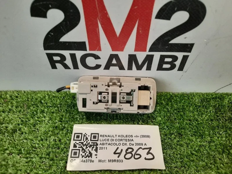 LUCE DI Cortesia Abitacolo DX LUCE ABITACOLO Renault Koleos I 2008