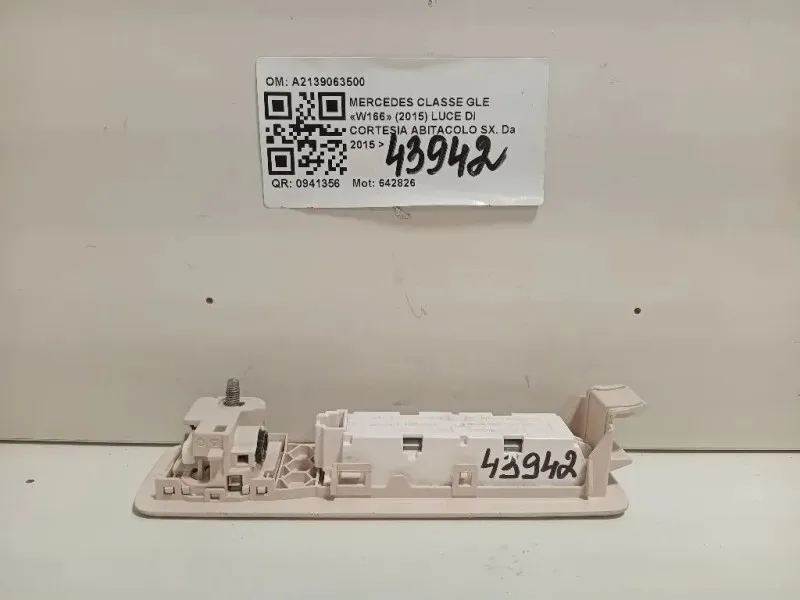 LUCE DI Cortesia Abitacolo SX A2139063500 Mercedes Classe GLE W166 2015