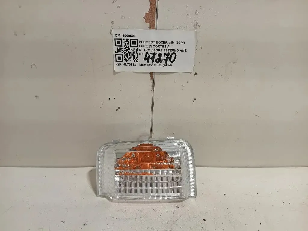 LUCE DI Cortesia Retrovisore Esterno ANT DX 3000500 Peugeot Boxer III 2014