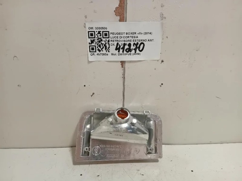 LUCE DI Cortesia Retrovisore Esterno ANT DX 3000500 Peugeot Boxer III 2014