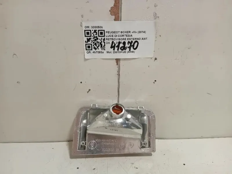 LUCE DI Cortesia Retrovisore Esterno ANT DX 3000500 Peugeot Boxer III 2014