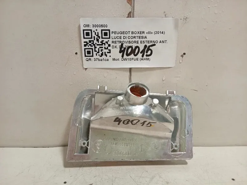 LUCE DI Cortesia Retrovisore Esterno ANT DX 3000500 Peugeot Boxer III 2014