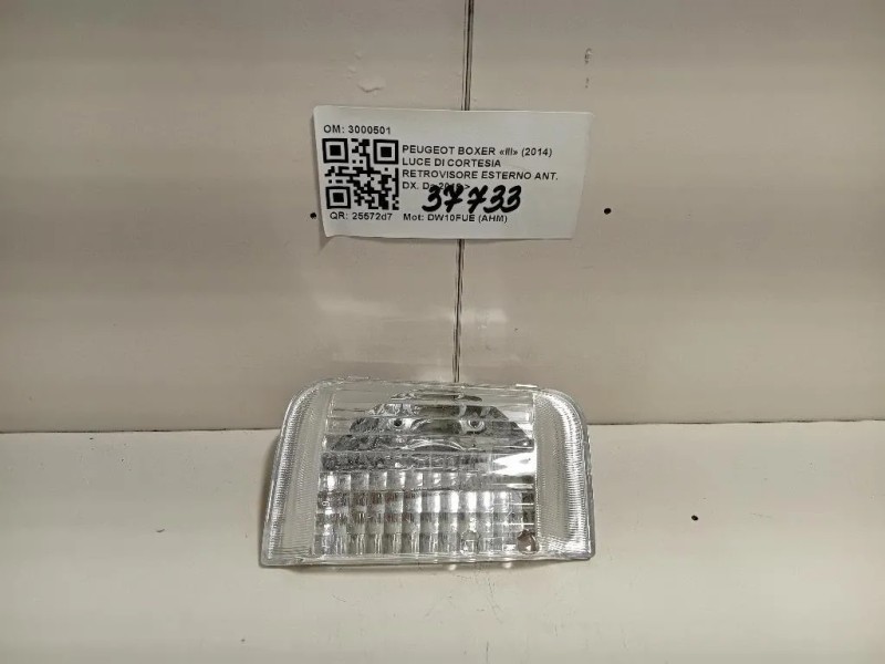 LUCE DI Cortesia Retrovisore Esterno ANT SX 3000501 Peugeot Boxer III 2014